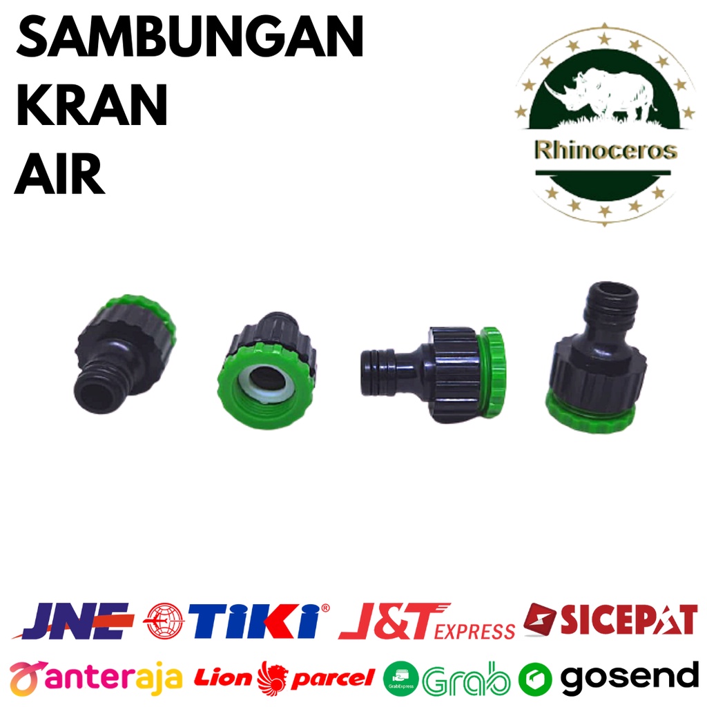 Sambungan Drat Kran Air Quick Connector Kran Air 1/2&quot; - 3/4&quot;