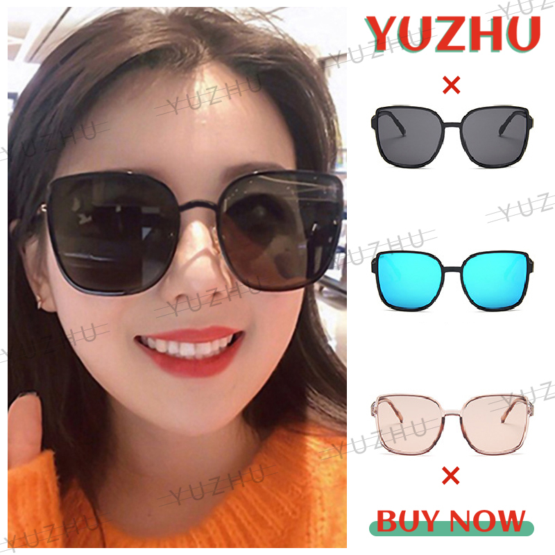 (YUZHU) COD Ready Stock Kacamata Wanita Korea Kacamata Hitam Square Kacamata Candy