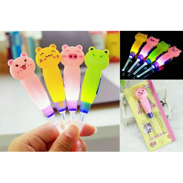 Earpick lampu cartoon ( korek kuping ) murah korek kuping lampu