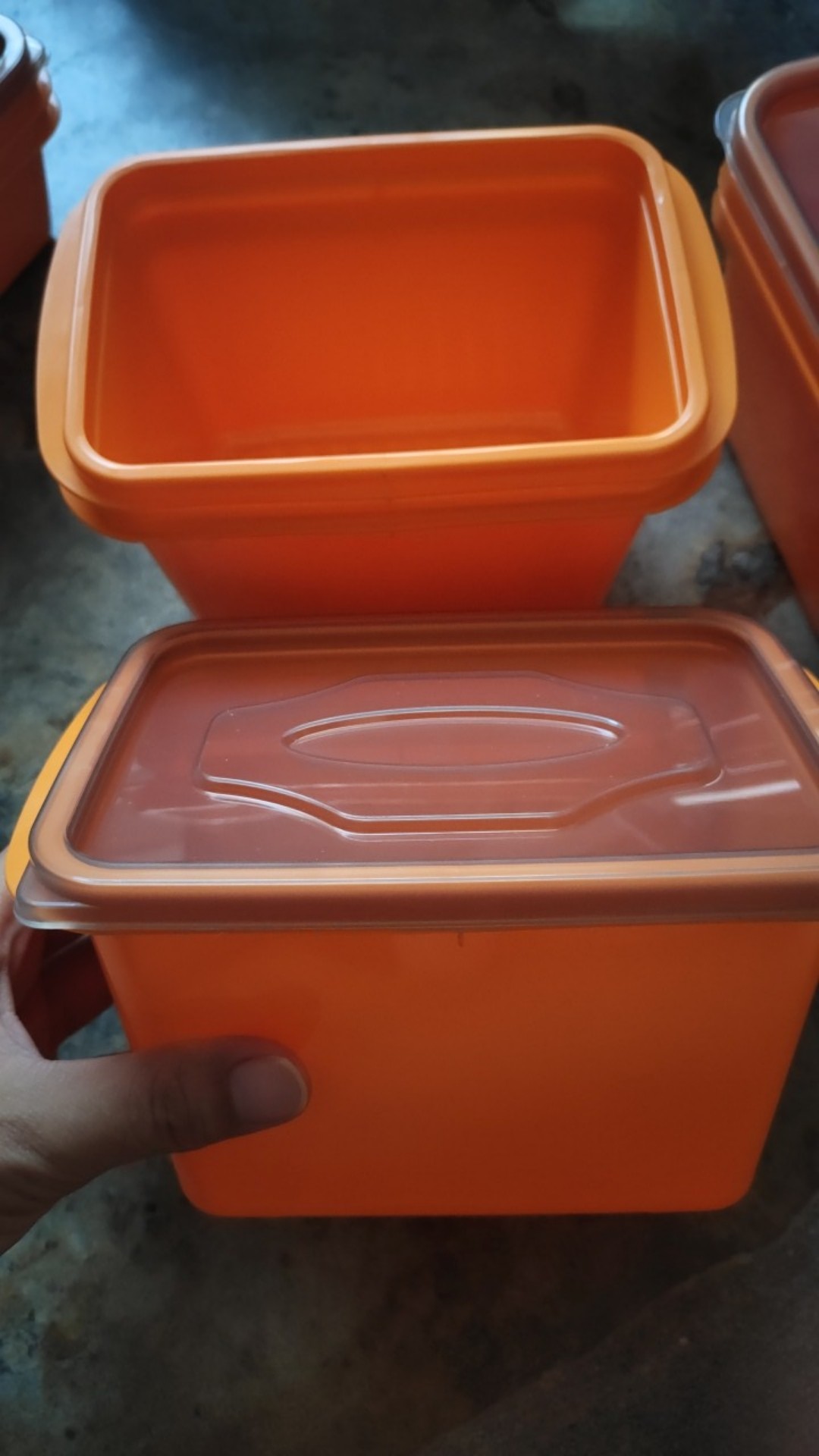 Kotak Penyimpanan Makanan - Kotak Makan Victory Food Box 1000ml (1 Set Isi 3)