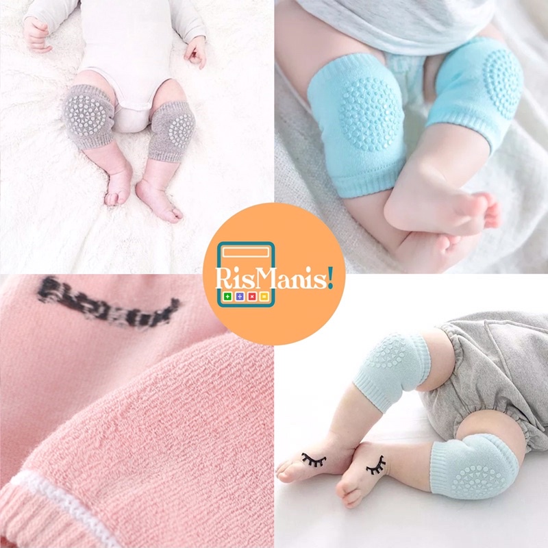 BABY KNEEPAD SOCKS - Kaos Kaki Anak Pelindung Lutut Bayi Belajar Merangkak Bebas Iritasi Anti Lecet