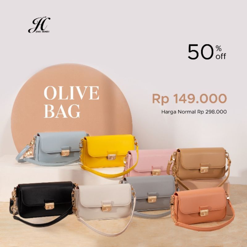 Olive Bag Jims Honey Tas Selempang Wanita JH