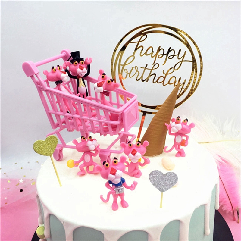 Topper Kue Desain Happy Birthday Bahan Akrilik, 9 Tipe