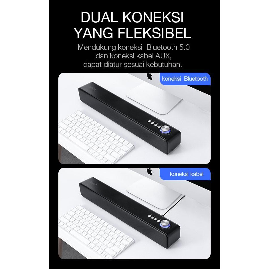 (SERUNI) SPEAKER BLUETOOTH ROBOT RB480 DUAL CONNECTION DESIGN SOUNDBAR-1