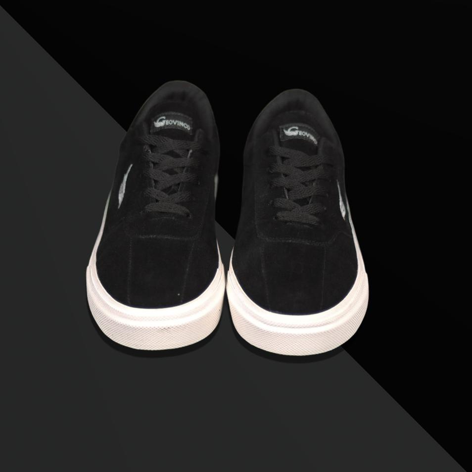 Siap Kirim Sepatu Sneakers Original Geovinco Gloves Hitam Shoes Sekolah Pria Kasual Formal Santai Hi
