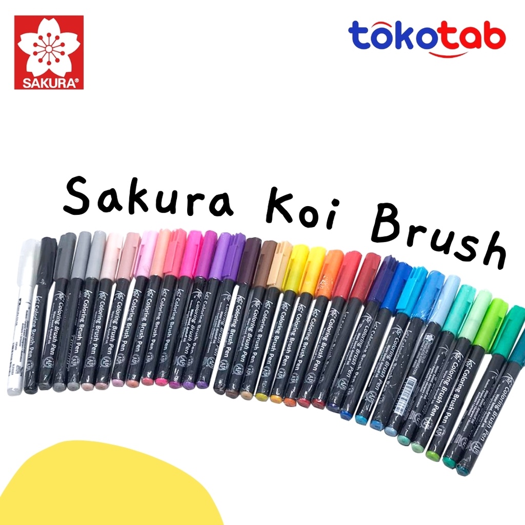 

Tokotab - SAKURA KOI Coloring Brush Pen Kaligrafi Warna