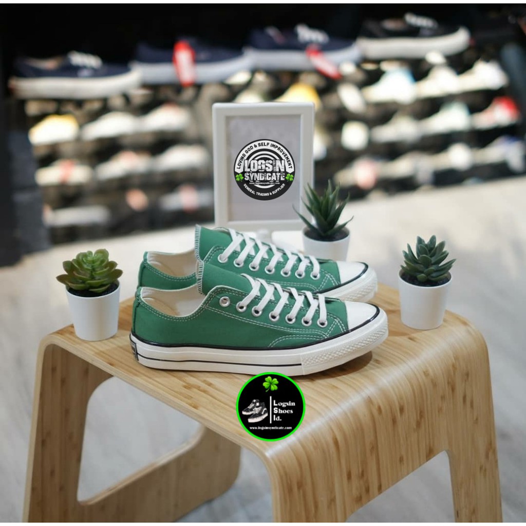 Converse 70's Low Green Black Egret