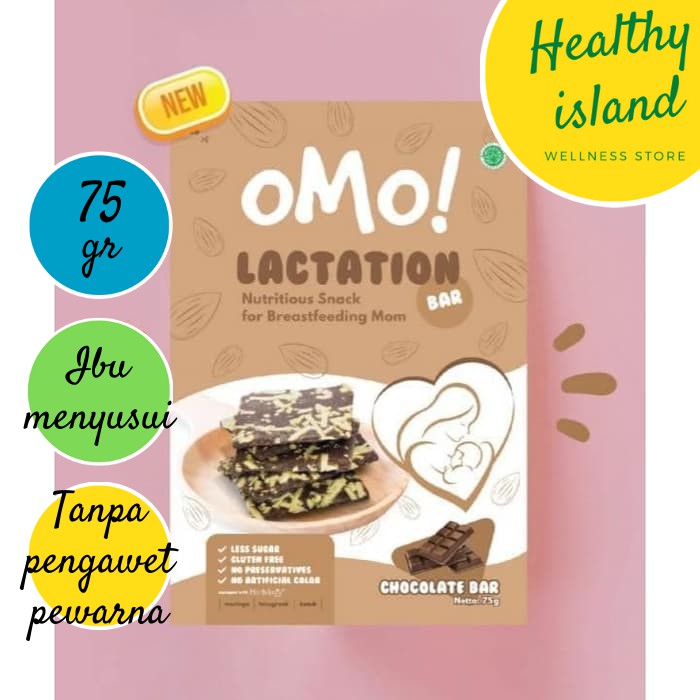 Cemilan Coklat Ibu Menyusui Rendah Gula Halal Non Pengawet Omo Laktasi