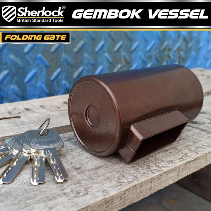 Gembok Tabung Sherlock Vessel Padlock Anti maling