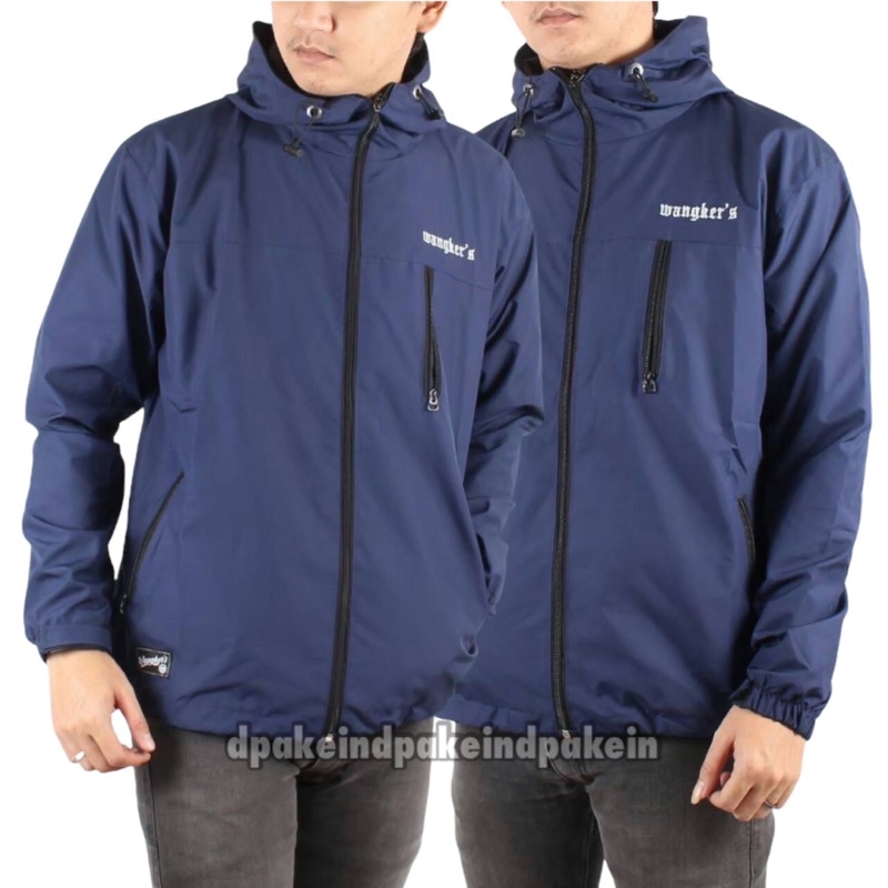 Jaket Outdoor More Wangker’s Jaket Parasut Pria Jaket Distro Jaket Running Ungu