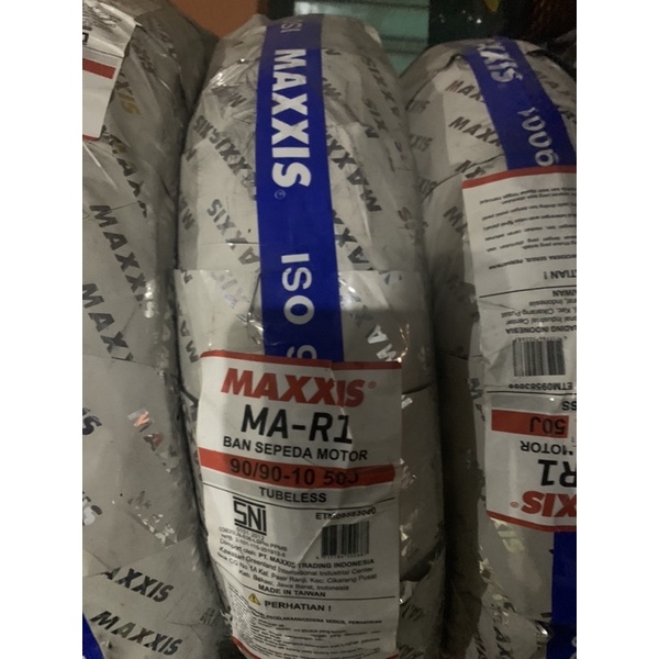 Ban Luar vespa tubbeles maxxis 90/90-10