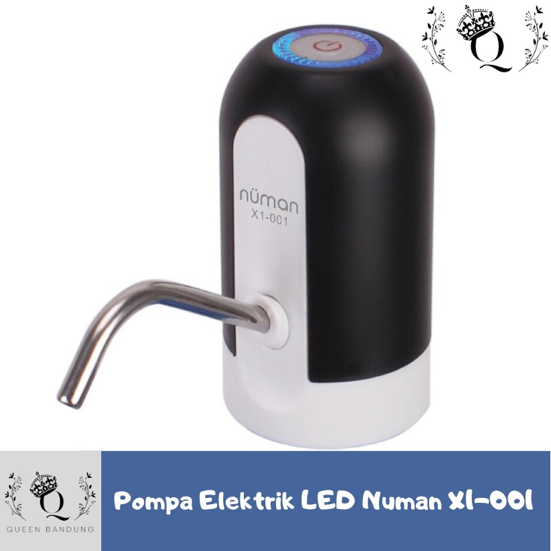 Pompa Air Galon LED Elektrik Numan X1-001 USB Charger Water Pump