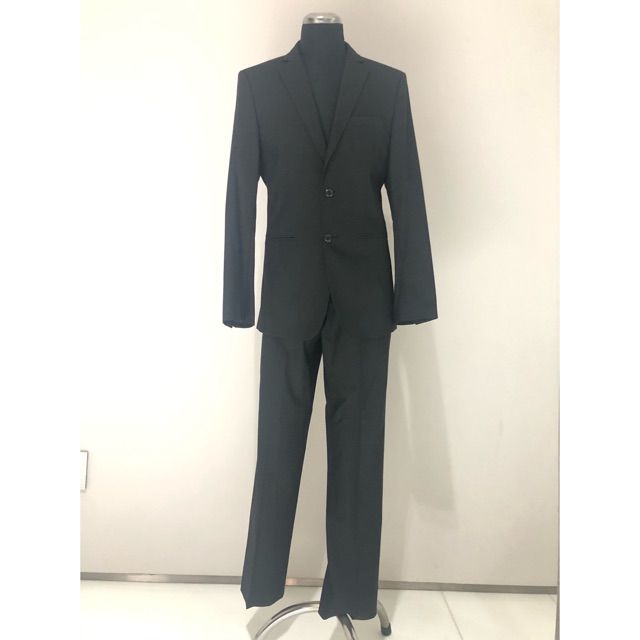 PRELOVED ZARA Suits Men / setelan Jas 1 set Hitam