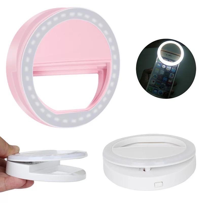 Ring Fill Light Lampu Selfie LED Rechargeable