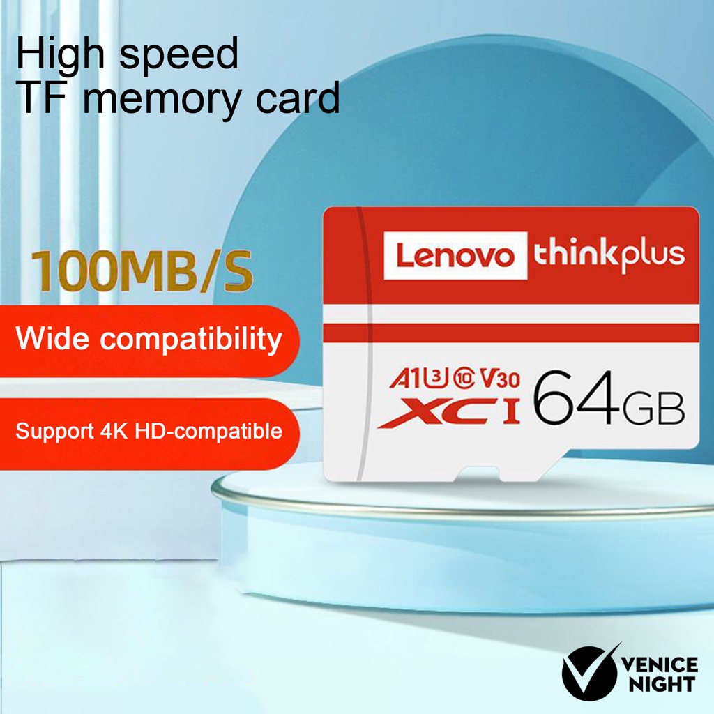 (SC) Lenovo Memory Card U3 High Speed 32GB / 64GB / 128GB / 256GB / 512GB / 1TB TF / Micro-SD Anti Air