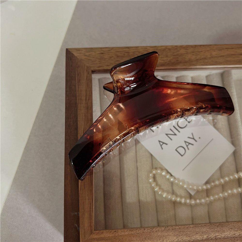 Agustina Cakar Rambut Kepribadian Geometris Sederhana Hiasan Kepala Mencuci Muka Perempuan Mandi Gadis Akrilik Women Hair Clip