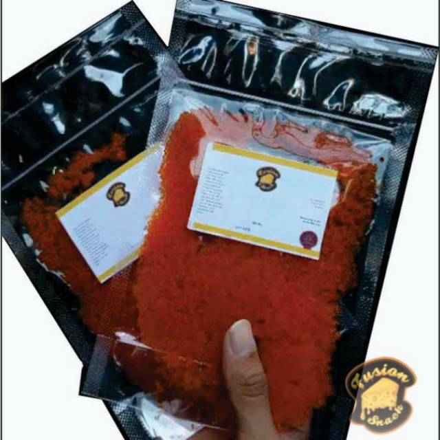 Tobiko Telur Ikan Frozen Halal 50gr untuk toping sushi | Shopee Indonesia