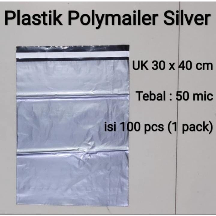 

PLASTIK PACKING POLYMALIER SILVER 30 X 40 CM