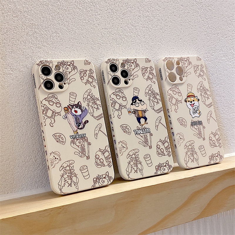 Soft Case Motif Kartun Untuk Iphone 13 12 11 Pro Max Xs Max Xr 7 8 Plus Se2020