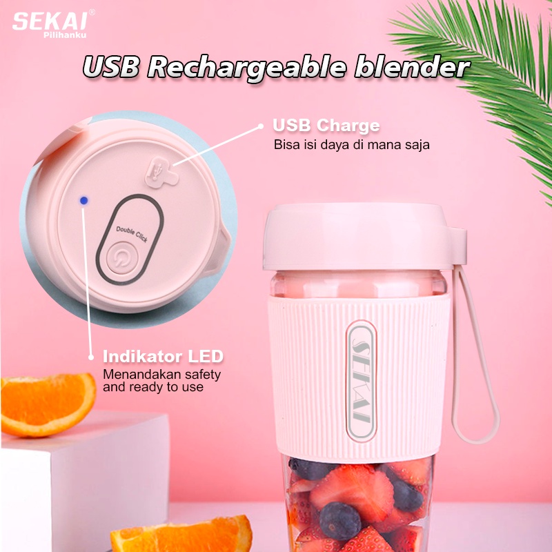 Blender Portable Mini SEKAI PB 102 Mini Portable Juicer PB 102