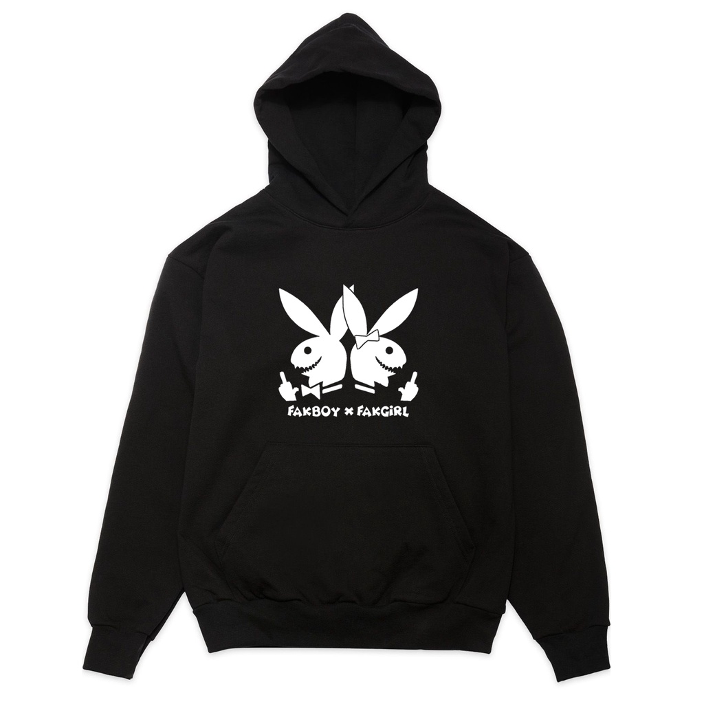 HOODIE FAKBOY X FAKGIRL HOODIE KEKINIAN GAMBAR ANAK JAMAN FLACEE KATUN PREMIUM TERBARU TERLARIS COLT