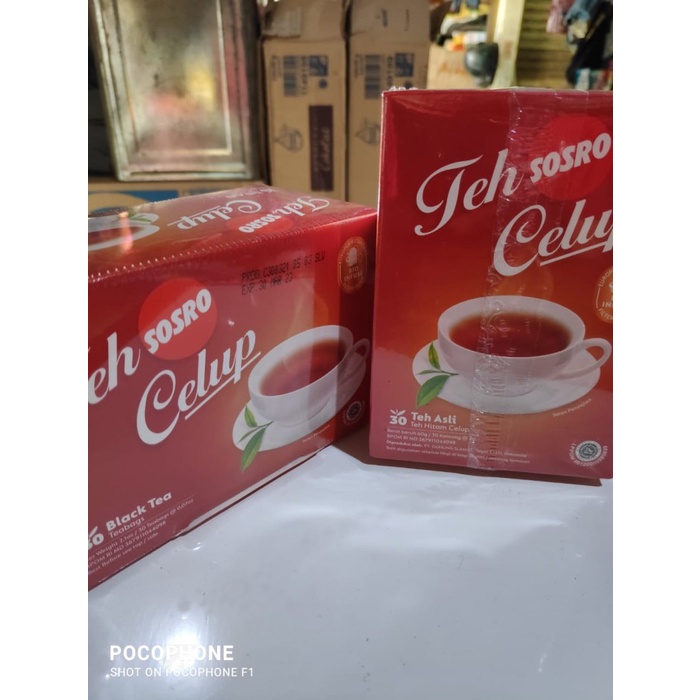 

Teh SOSRO Celup Kemasan Box isi 30 Pcs