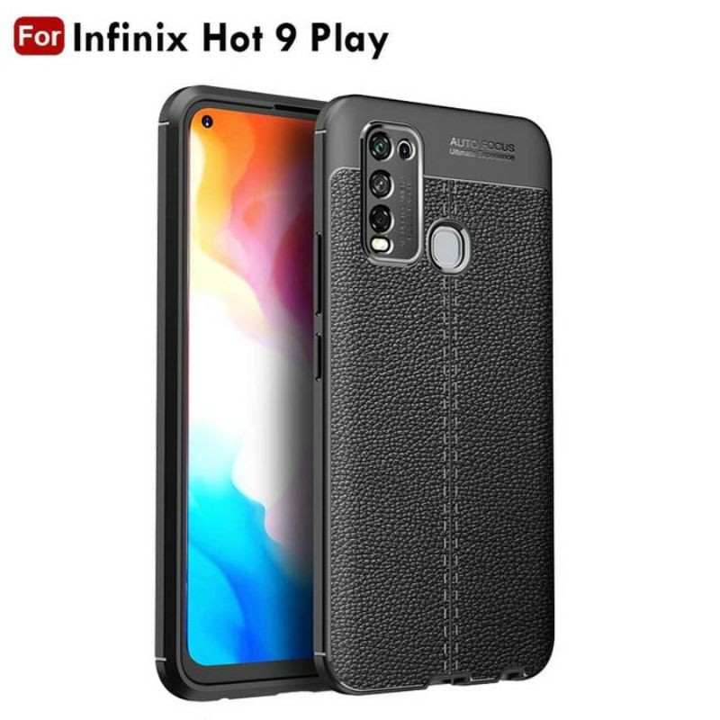 LEATHERCASE AUTOFOCUS CASE INFINIX SMART 4  - INFINIX HOT 7 / HOT 8 / HOT 9 PLAY