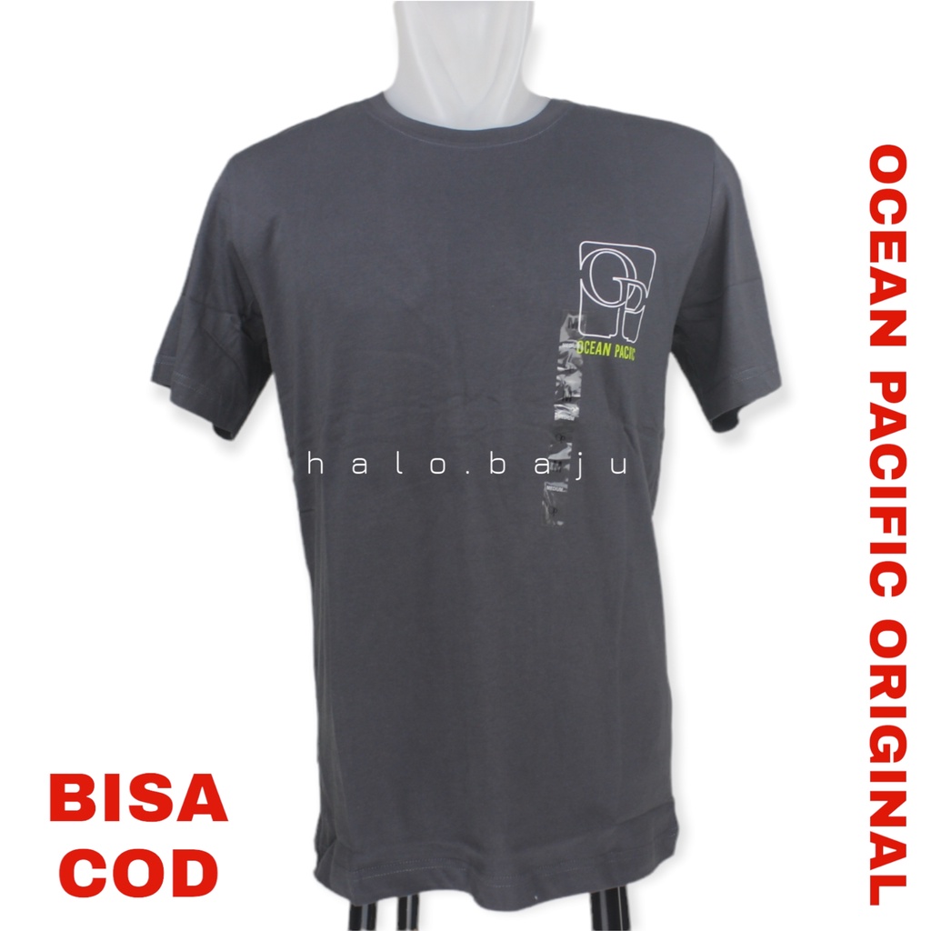 OCEAN PACIFIC ORIGINAL (NOKODE) KAOS OP - T-SHIRT OP - Kaos Oblong Pria Lengan Pendek