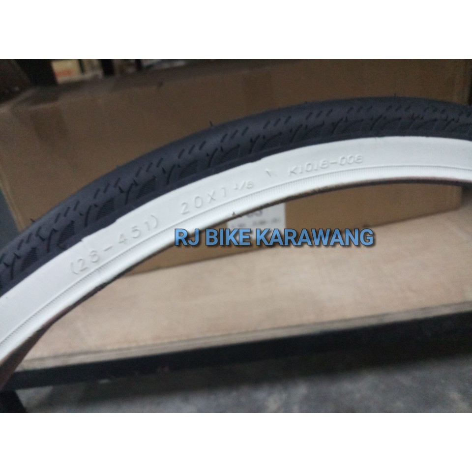 Ban Luar Kenda 20 x 1 1 8 Hitam Putih K1018