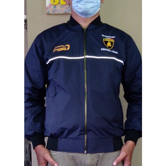 JAKET BOMBER PERTAMINA TURBO NAVY TERBARU