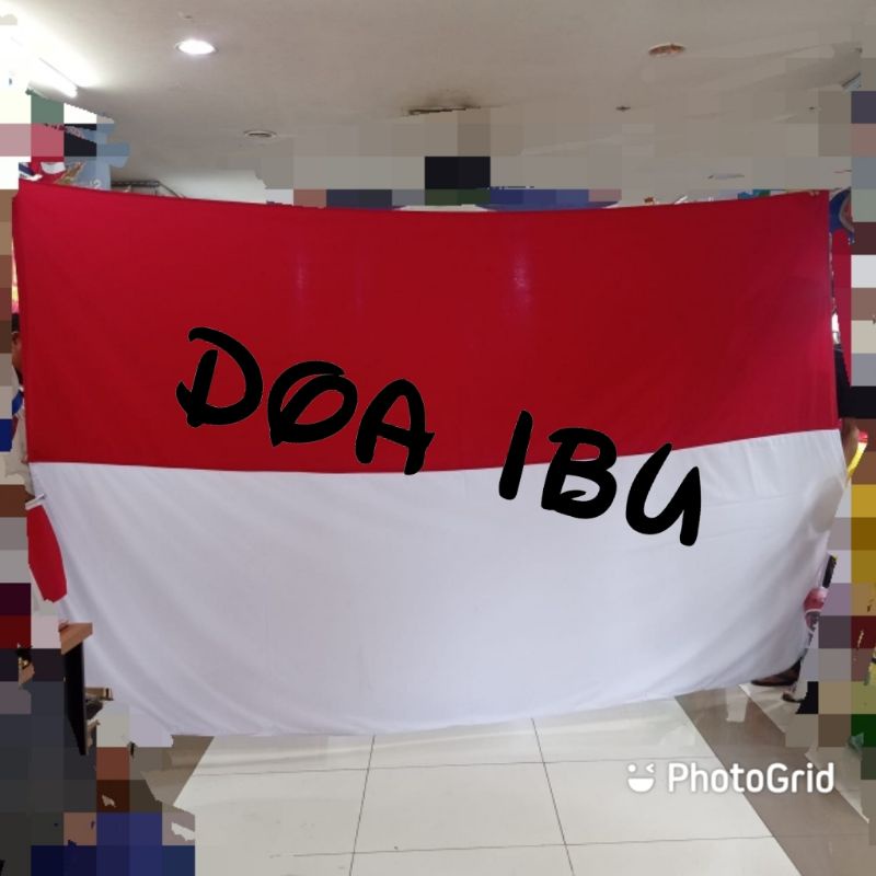 

best seller bendera merah putih bahan sanwos ukuran 200cm x 300cm