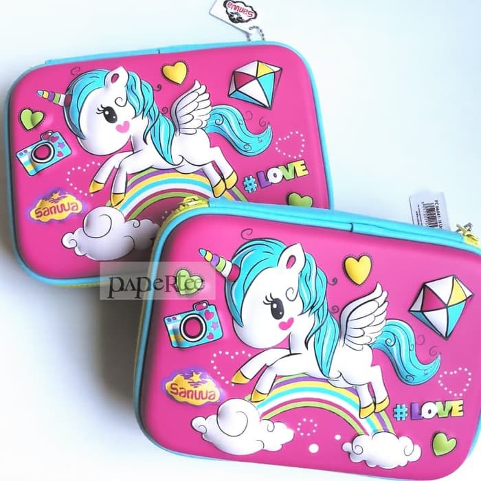

Kotak Pensil Pony Unicorn Smiggle Hard Pencil Case