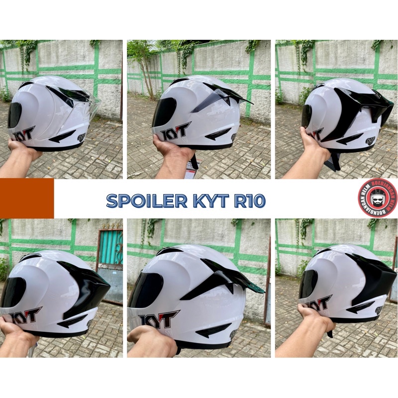 SPOILER HELM KYT R10 - KYT HELM R10 SPOILER 2D&3D