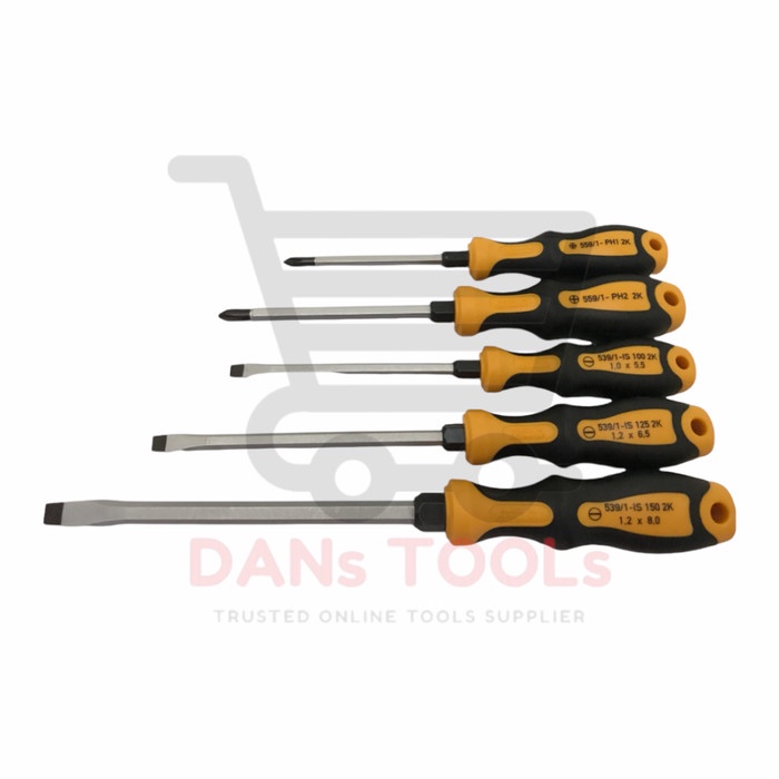 Obeng ELORA QUATROLIT Set 5pcs SEGI - Screwdriver Set