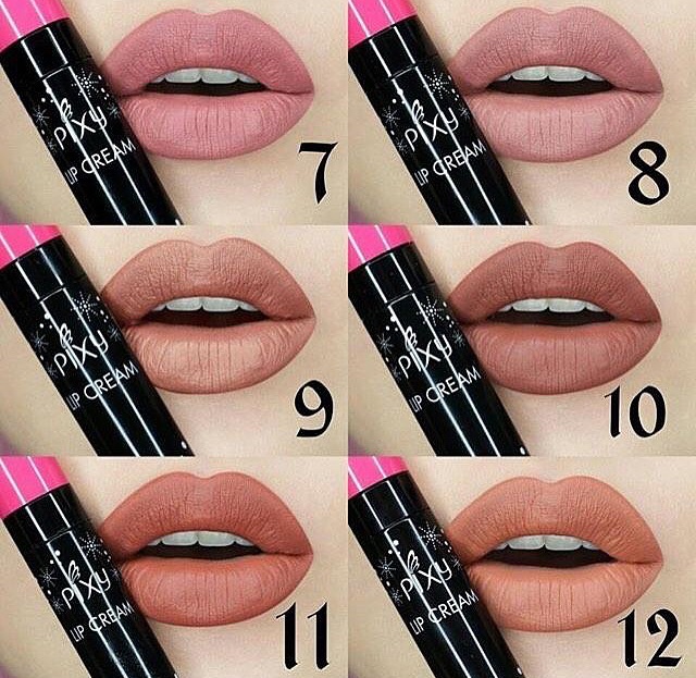 PIXY LIP CREAM MATTE 01 s/d 12