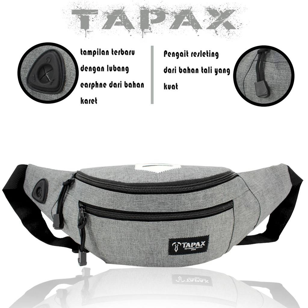 Tas Selempang Waistbag Oval Tapax Original.