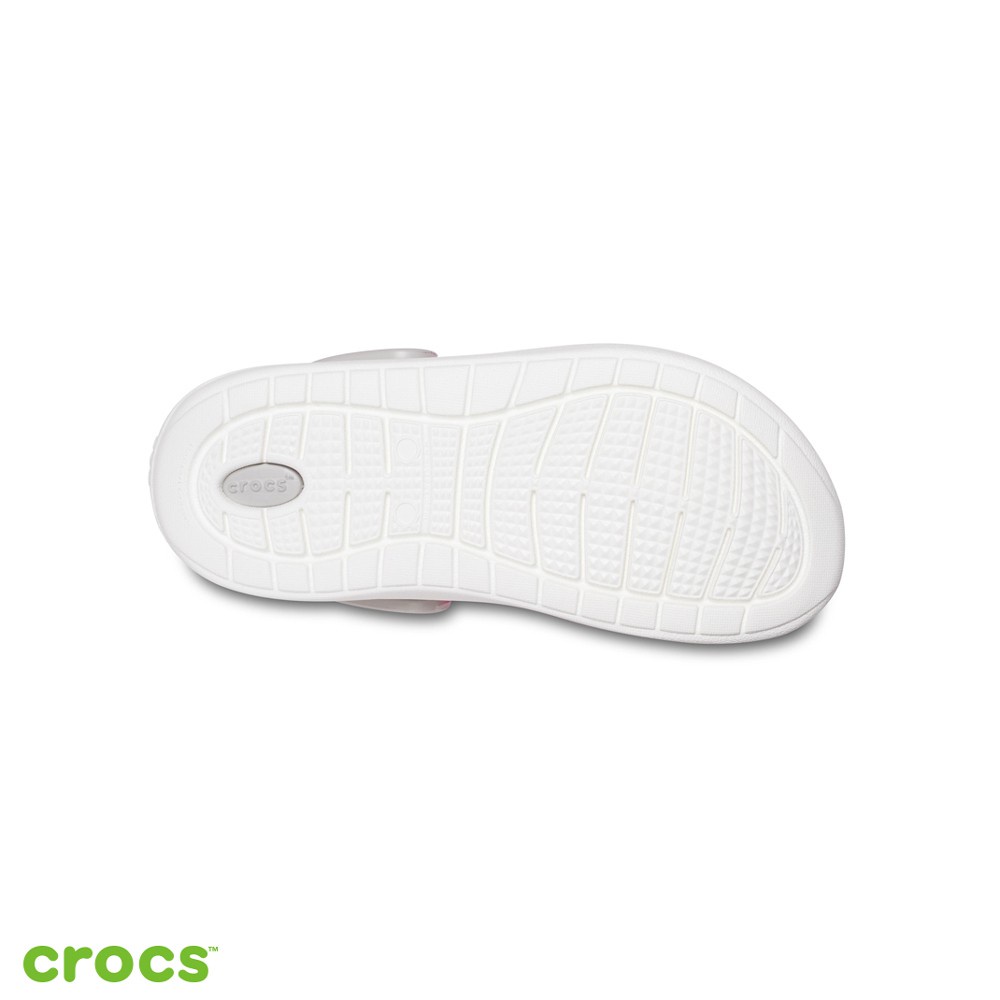 Crocs Literide Kids / Sandal Anak Laki dan Perempuan / Sandal Anak Unisex / Sandal Tahan Air /  Original - Pink Gray -  /-205964-6QR