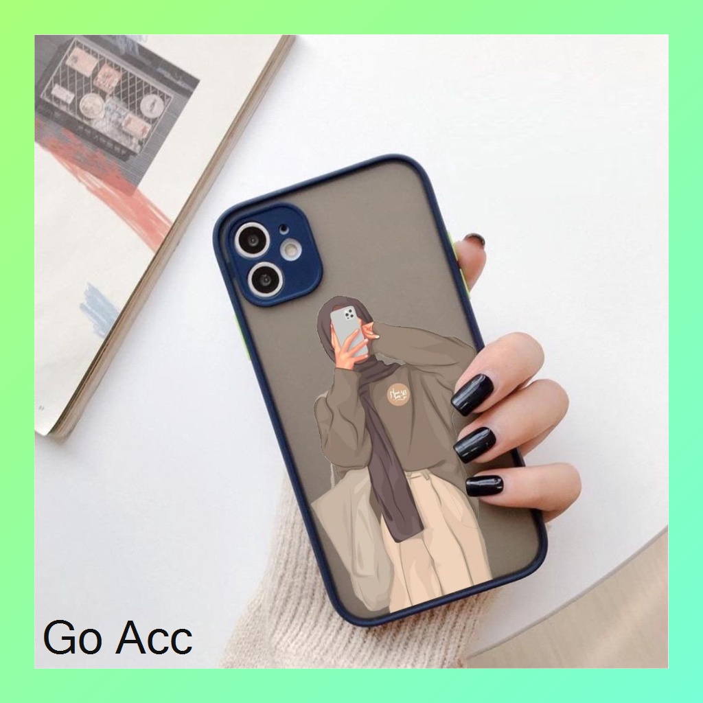 Softcase Hijab AA07 for Oppo Realme 2 Pro 3 5i 5s 7 7i 8 8i U1 U2 C1 C11 2021 C12 C15 C17 C2 C20 C20A C21 C21y C25 C3 C30 C31 C35 Narzo 20 30A 50a 50i 5G