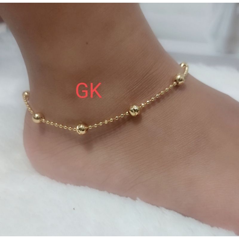 gelang kaki premium import di jamin awet bukan sepuhan