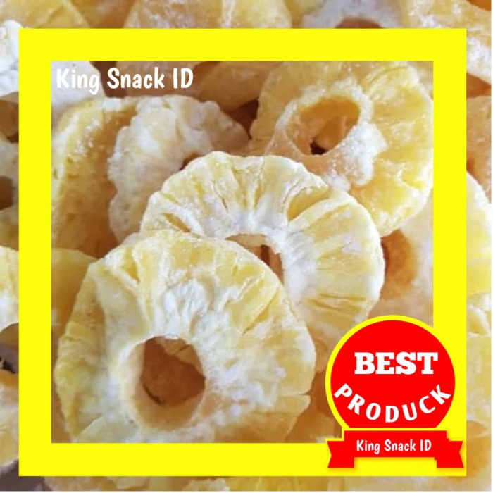 

Buah Kering - 500 Gr Manisan Buah Nanas Thailand / Nanas Madu Kering Manisan Segar