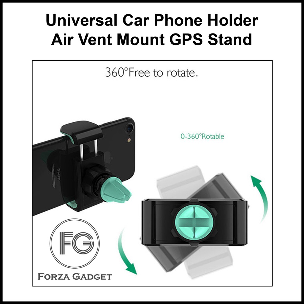 Universal Car Air Vent Mount Holder - Tempat HP &amp; GPS AC Mobil