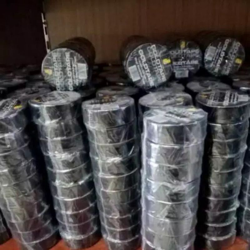 

1 PCS ISOLASI HITAM/ ISOLASI LISTRIK/GOLDTAPE