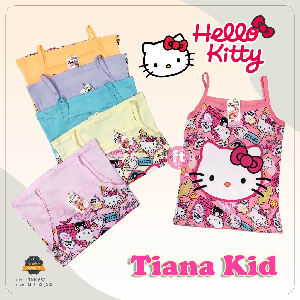 TIANA KIDS | Tanktop Anak / Atasan Anak / Singlet Anak / art TNK 652