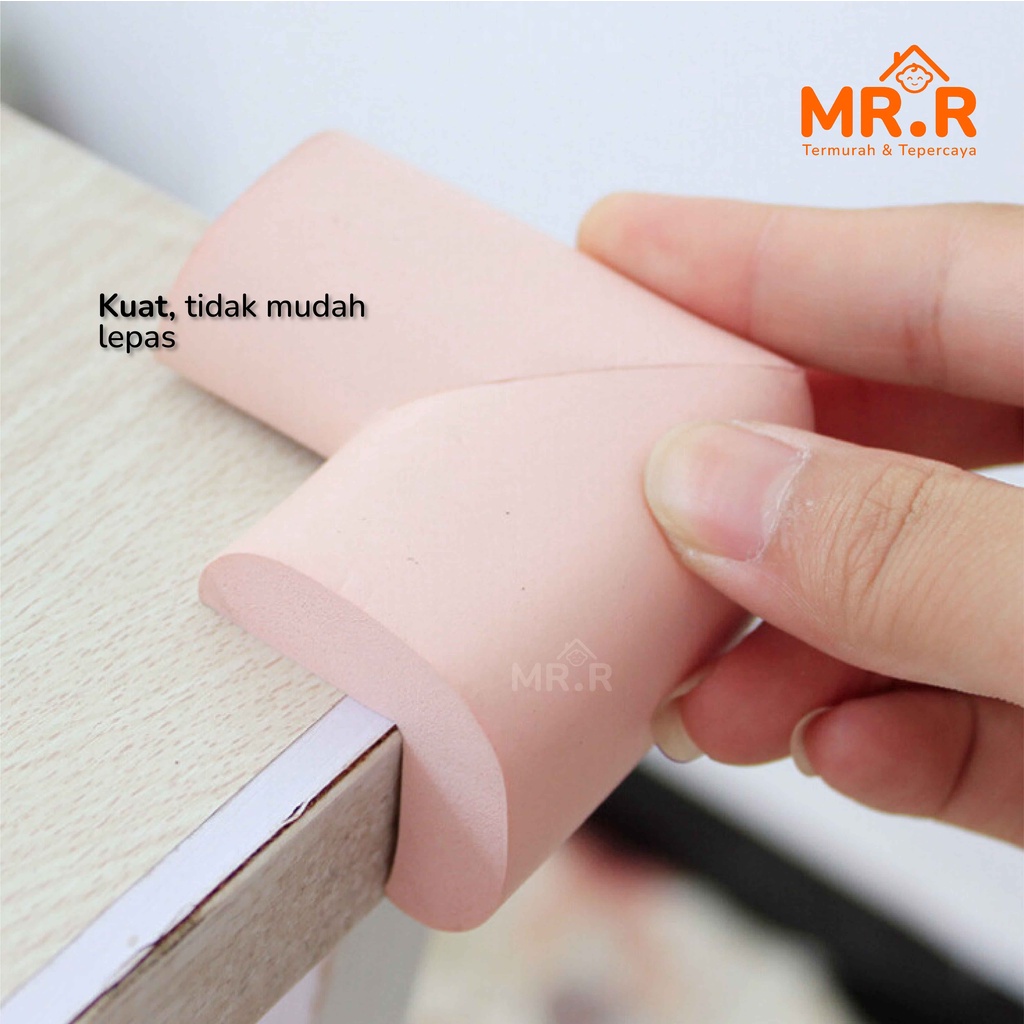 Busa Pelindung Sudut Meja Pengaman Laci Lemari Penahan Siku Furniture Rak Kursi Corner Protector