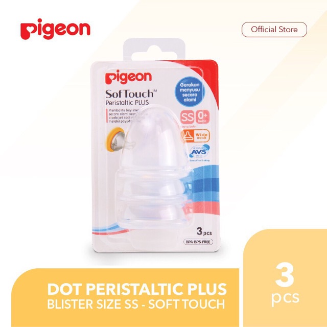 Pigeon - Wideneck Nipple Isi 3pcs