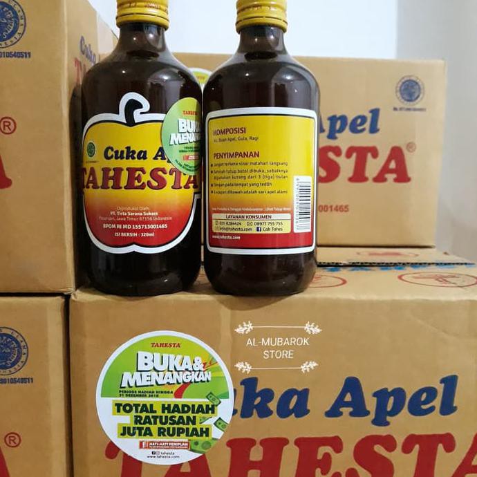 

BISA COD Cuka Apel Tahesta 320 ml original MURAH Kode