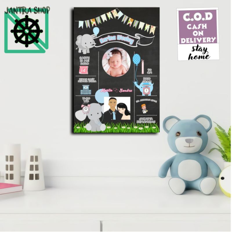 walldecor biodata bayi MDF 9mm