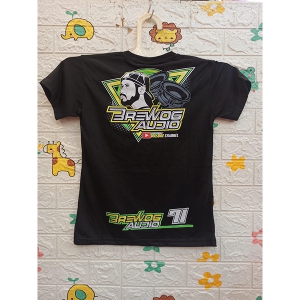 kaos baju anak tanggung brewog audio kids atasan pecinta horeg