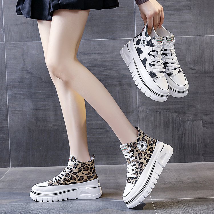 [ ORIGINAL IMPORT ] Sepatu Boots Leopard Wanita Import Premium Quality SI 154