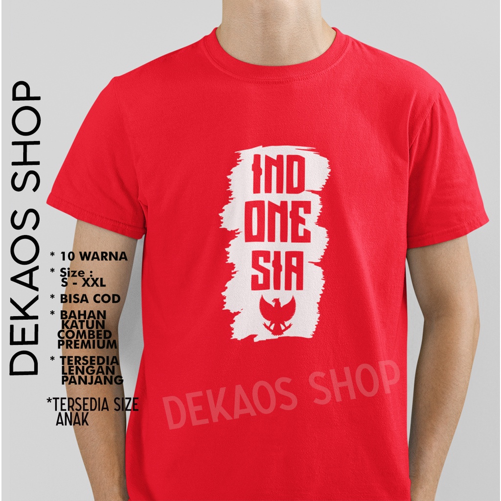 KAOS INDONESIA / KAOS INDONESIA SERIES / BAJU INDONESIA SERIES / BAJU MERAH PUTIH / KAOS DISTRO INDO